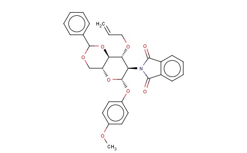 4-METHOXYPHENYL 3-O-ALLYL-4,6-O-BENZYLIDENE-2-DEOXY-2-PHTHALIMIDO-BETA-D-GLUCOPYRANOSIDE